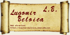 Lugomir Beloica vizit kartica